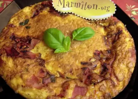Omelette à la brandade de morue