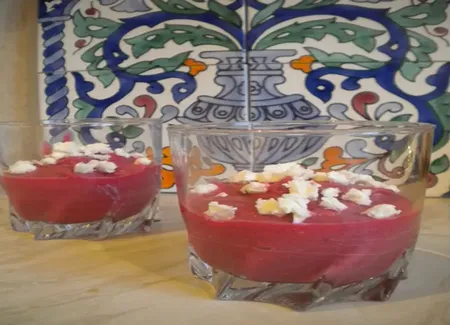 Crème de betterave et de feta