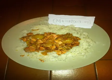 Brochettes de saumon à la mangue