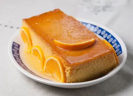 Flan à l'orange