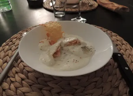 Ravioles de saumon à l'aneth