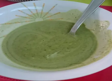 Vélouté de persil pommes de terre