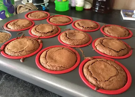 Fondant au chocolat blanc à l'intérieur