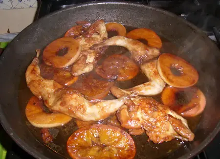 Cailles aux oranges