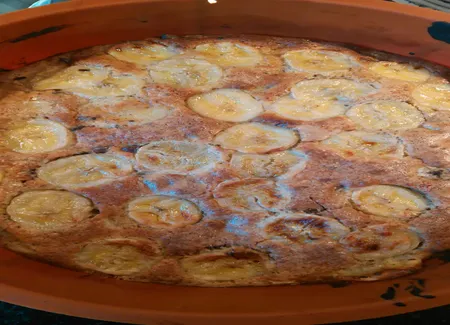 Gâteau aux bananes et pépites de chocolat