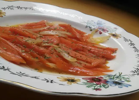 Carottes caramélisées au miel