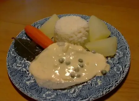 Aile de raie sauce moutarde