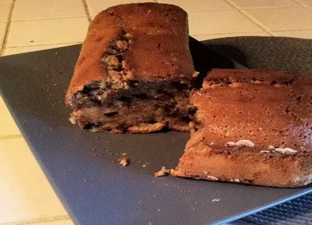 Cake banane lait de coco chocolat