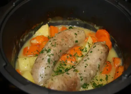 Ragoût breton de saucisses bon et pas cher