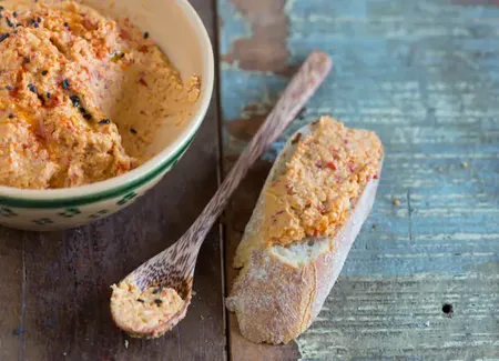 Houmous aux poivrons grillés