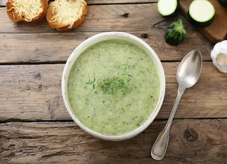Purée pomme de terre et courgette