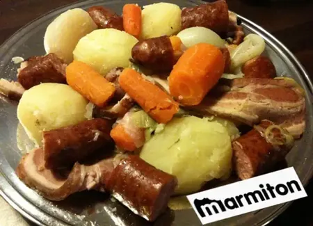 Potée aux saucisses de montbéliard