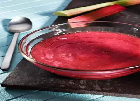 Simplissime confiture framboise et rhubarbe