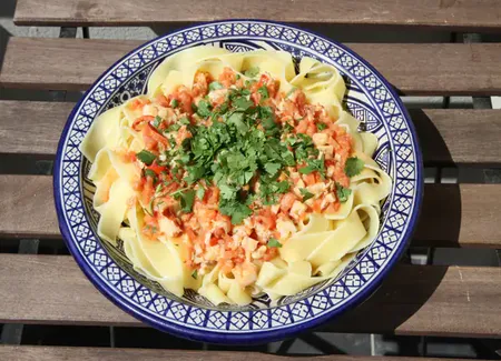Pâtes au homard
