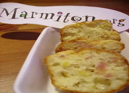 Cake jambon, mozzarella et maïs