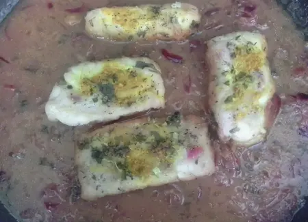 Merlu citron échalote