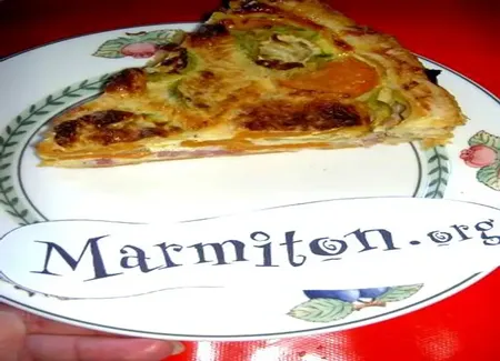 Tarte à la courgette et aux patates douces