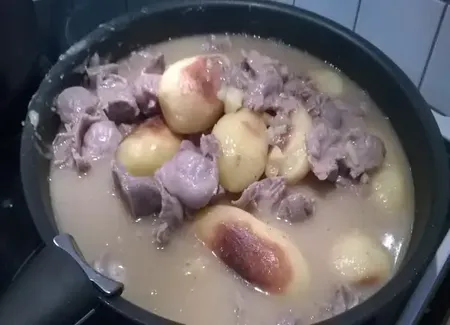 Ragout de gésier façon grand mère