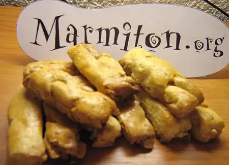 Bâtonnets croquants aux cacahuètes
