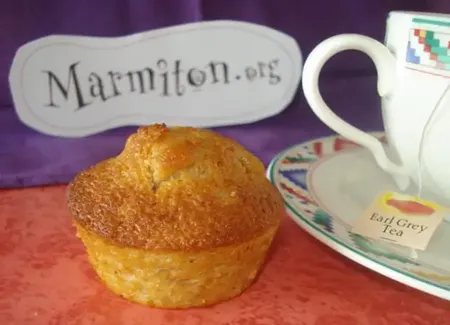 Muffins au thé (earl grey), petit goût de bergamote...