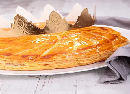 Galette des rois à la framboise