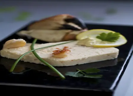 Terrine de crabe et mayonnaise au citron vert