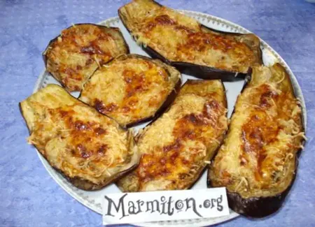 Aubergines façon pizza