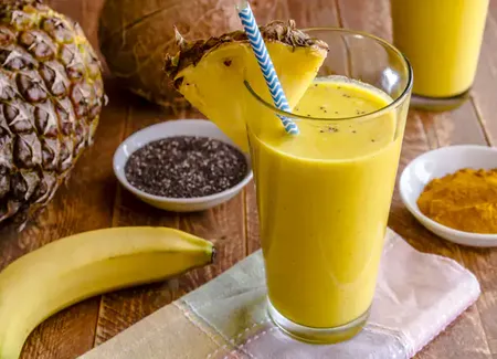 Smoothie exotique du paradis