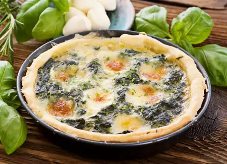 Tarte thon et courgettes