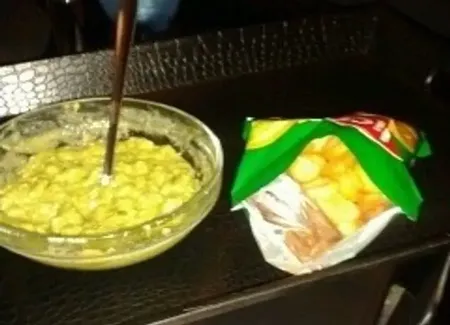 Dip verde avocat tomate