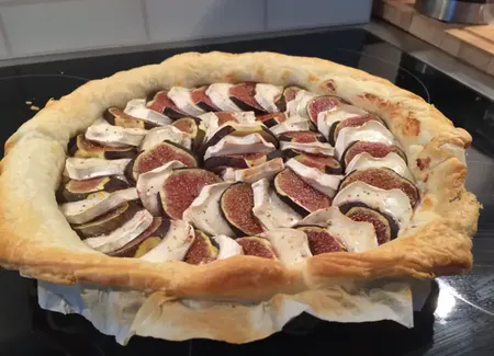 Tarte figues-chèvre