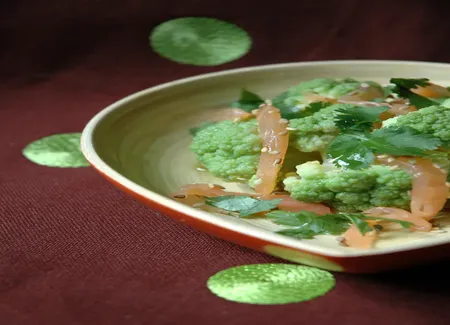 Salade de chou fleur au sésame