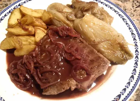 Onglet à l'échalote