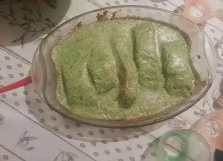 Filets de saumon au pesto