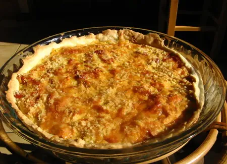Tarte à la saucisse de strasbourg