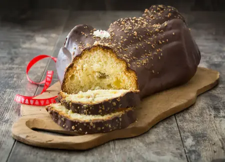 Bûche au citron et chocolat
