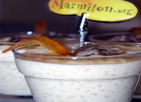 Riz au lait d'amandes à la vanille