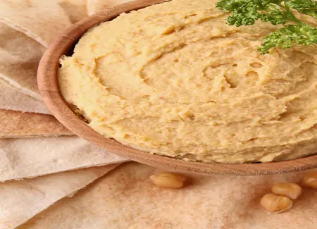 Purée de pois chiches / hoummos (liban)