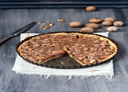 Tarte aux noix et au sirop d'érable