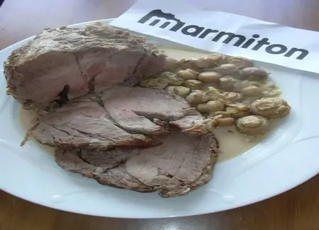 Rôti de porc au lait