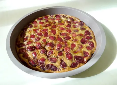 Clafoutis aux cerises sans gluten et sans lactose
