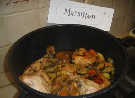 Poulet aux concombres