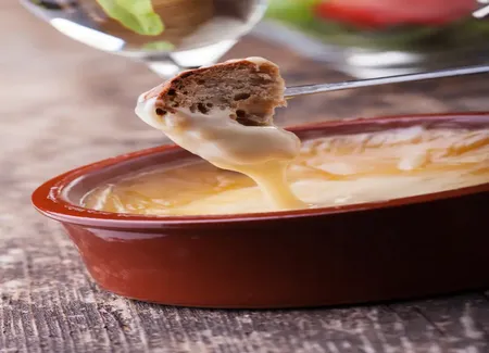 Fondue au fromage de comté