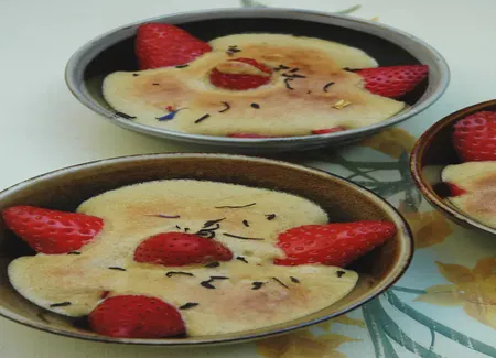 Fraises et sabayon au thé earl grey