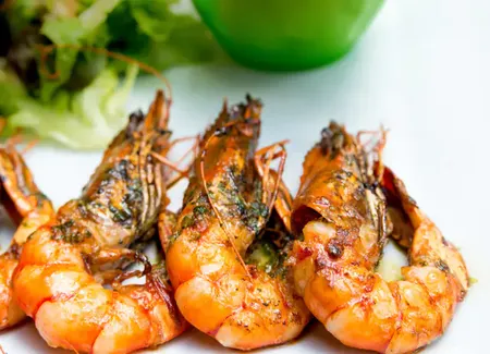 Marinade de gambas