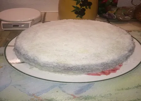 Gâteau crème de coco