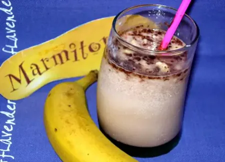 Milk-shake banane et chocolat