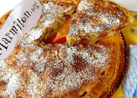 Tarte amandine à la confiture facile
