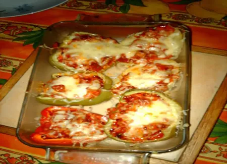 Légumes farcies au chorizo et tomates