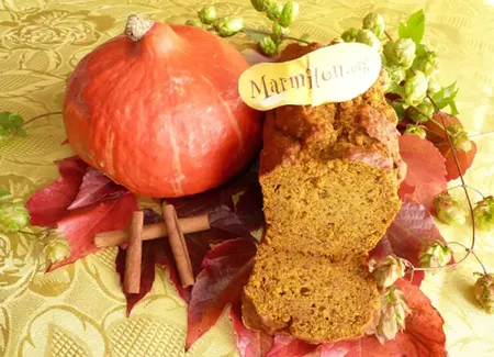 Gâteau d'automne au potimarron et aux épices
